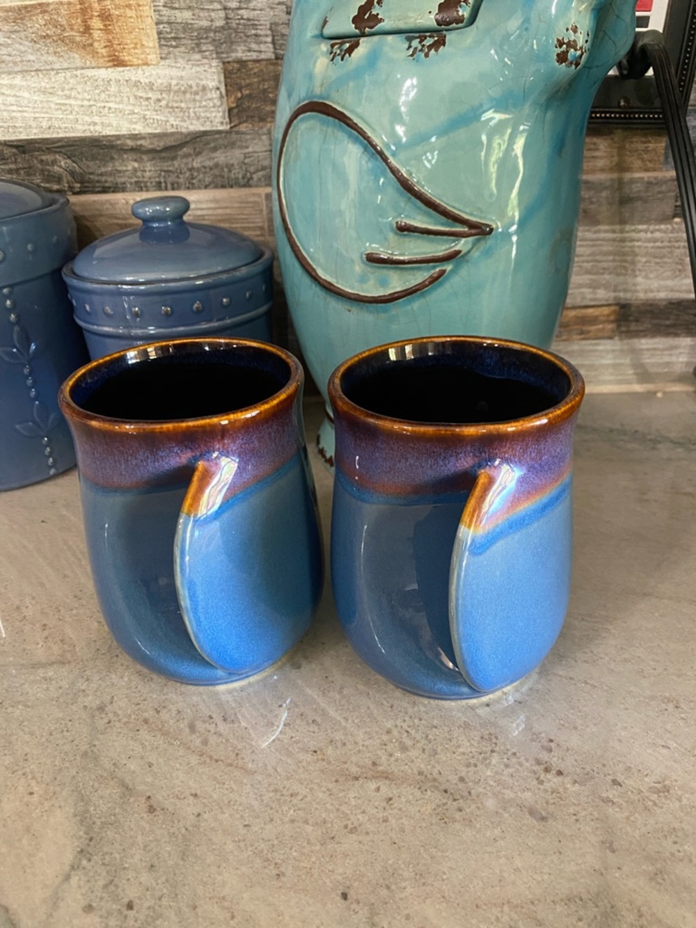 2 Selamica Porcelain 18oz Novelty for Lefthanded Handwarmer for Coffee,Tea Mug - Picture 2 of 6